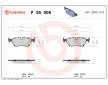 Sada brzdových destiček, kotoučová brzda BREMBO P 36 008
