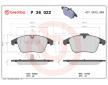 Sada brzdových destiček, kotoučová brzda BREMBO P 36 022