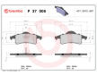 Sada brzdových platničiek kotúčovej brzdy BREMBO P 37 006