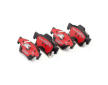 Sada brzdových destiček, kotoučová brzda BREMBO P 37 016X