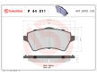 Sada brzdových platničiek kotúčovej brzdy BREMBO P 44 011