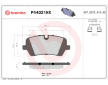 Sada brzdových destiček, kotoučová brzda BREMBO P44021NX