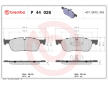 Sada brzdových platničiek kotúčovej brzdy BREMBO P 44 026