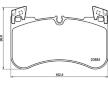 Sada brzdových destiček, kotoučová brzda BREMBO P 44 029