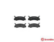 Sada brzdových destiček, kotoučová brzda BREMBO P 49 005