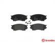 Sada brzdových destiček, kotoučová brzda BREMBO P 49 019