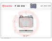 Sada brzdových destiček, kotoučová brzda BREMBO P 50 018