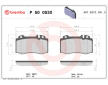 Sada brzdových destiček, kotoučová brzda BREMBO P 50 053X