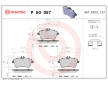 Sada brzdových destiček, kotoučová brzda BREMBO P 50 057