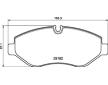 Sada brzdových destiček, kotoučová brzda BREMBO P 50 085G
