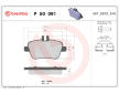 Sada brzdových destiček, kotoučová brzda BREMBO P 50 091