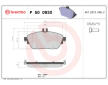 Sada brzdových destiček, kotoučová brzda BREMBO P 50 093X