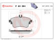 Sada brzdových destiček, kotoučová brzda BREMBO P 50 094