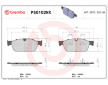 Sada brzdových platničiek kotúčovej brzdy BREMBO P50102NX
