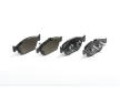 Sada brzdových destiček, kotoučová brzda BREMBO P 50 106