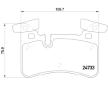 Sada brzdových destiček, kotoučová brzda BREMBO P 50 110