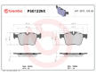 Sada brzdových platničiek kotúčovej brzdy BREMBO P50122NX
