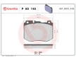 Sada brzdových destiček, kotoučová brzda BREMBO P 50 145