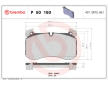 Sada brzdových destiček, kotoučová brzda BREMBO P 50 160