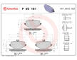Sada brzdových destiček, kotoučová brzda BREMBO P 50 161