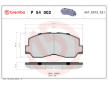 Sada brzdových destiček, kotoučová brzda BREMBO P 54 002