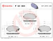 Sada brzdových destiček, kotoučová brzda BREMBO P 54 044