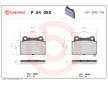 Sada brzdových destiček, kotoučová brzda BREMBO P 54 052