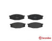 Sada brzdových destiček, kotoučová brzda BREMBO P 56 015