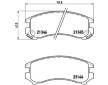 Sada brzdových destiček, kotoučová brzda BREMBO P 56 018