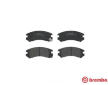 Sada brzdových destiček, kotoučová brzda BREMBO P 56 018
