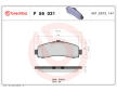 Sada brzdových platničiek kotúčovej brzdy BREMBO P 56 031