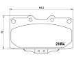 Sada brzdových destiček, kotoučová brzda BREMBO P 56 034