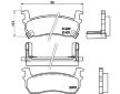 Sada brzdových destiček, kotoučová brzda BREMBO P 56 057