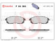 Sada brzdových platničiek kotúčovej brzdy BREMBO P 56 065
