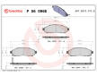 Sada brzdových destiček, kotoučová brzda BREMBO P 56 096E