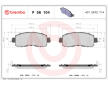 Sada brzdových destiček, kotoučová brzda BREMBO P 56 104