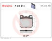 Sada brzdových destiček, kotoučová brzda BREMBO P 59 014