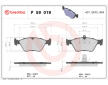 Sada brzdových destiček, kotoučová brzda BREMBO P 59 019