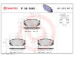Sada brzdových platničiek kotúčovej brzdy BREMBO P 59 054X
