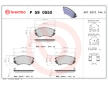 Sada brzdových destiček, kotoučová brzda BREMBO P 59 055X