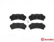 Sada brzdových destiček, kotoučová brzda BREMBO P 61 011