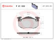 Sada brzdových platničiek kotúčovej brzdy BREMBO P 61 032