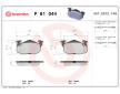 Sada brzdových destiček, kotoučová brzda BREMBO P 61 044