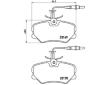 Sada brzdových destiček, kotoučová brzda BREMBO P 61 050