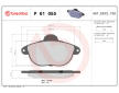 Sada brzdových destiček, kotoučová brzda BREMBO P 61 055