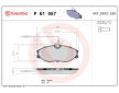 Sada brzdových destiček, kotoučová brzda BREMBO P 61 057