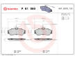 Sada brzdových platničiek kotúčovej brzdy BREMBO P 61 060