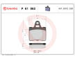Sada brzdových platničiek kotúčovej brzdy BREMBO P 61 062