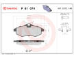 Sada brzdových destiček, kotoučová brzda BREMBO P 61 074