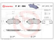 Sada brzdových platničiek kotúčovej brzdy BREMBO P 61 096